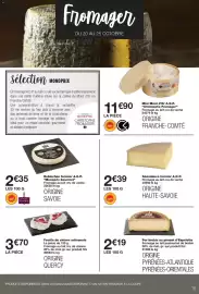 Catalogue Monop' page 15: Abondance fermier €2,39, ONETIK Pur brebis au piment d'Espelette €2,19