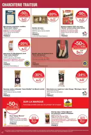 Catalogue Monop' page 42: Montagne Noire Saucisson sec supérieur €3,60, Léon Chaillot Saucisse sèche artisanale €4,19