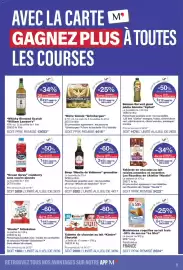 Catalogue Monop' page 5: Lipton Boisson thé vert glacé pêche blanche €1,76, Moulin de Valdonne Sirop grenadine €2,92