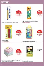 Catalogue Monop' page 54: Staedtler Set d'écriture Noris €3,01, Pattex Adhésif €10,50