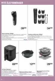 Catalogue Monop' page 56: Philips Rasoir électrique €39,99, Philips Tondeuse multifonction €34,99