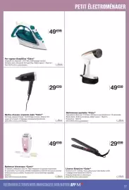 Catalogue Monop' page 57: Calor Sèche-cheveux express style €29,99, Calor Épileur électrique €49,99