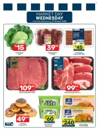 Pick n Pay catalogue week 43 Page 7: Bulk Stewing Beef Bone-in €99,99, Bulk Tenderised Beef Steak €109,99