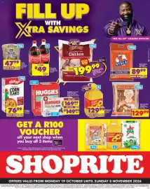 Shoprite catalogue Page 1: Aunt Caroline Long Grain Parboiled White Rice €129,99, Stork Country Spread €47,99