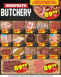 Shoprite catalogue Page 2: Bulk Beef Brisket €109,99, Crumbed Chicken Burgers €64,99
