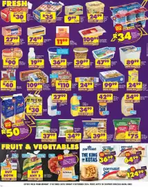 Shoprite catalogue Page 4: Clover Tropiko Dairy Fruit Mix €34,99, Harvestime mixed vegetables €34,99