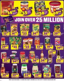 Shoprite catalogue Page 6: Royco Sauce/Gravy/Marinades €32,00, Knorr Regular/Tasty Packet Soup €25,00