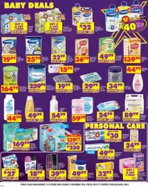 Shoprite catalogue Page 8: Johnson's Baby Jelly/Aqueous Cream €59,99, Lovies Premium Disposable Nappies/Pants €250,00