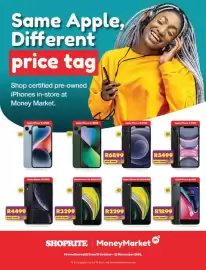 Shoprite catalogue Page 8: Apple iPhone SE 2022 64GB €3.299,00, Apple iPhone 11 64GB €5.499,00