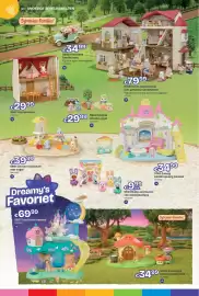 Dreamland folder | Speelgoed Pagina 100: 5567 Startershuis €29,99, Sprookjes paddestoelenhuis €34,99
