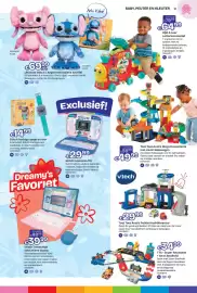 Dreamland folder | Speelgoed Pagina 15: Toet Toet Auto's Politie Hoofdkwartier €29,99, Stitch laptop nl/fr €29,99