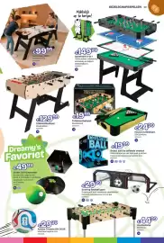 Dreamland folder | Speelgoed Pagina 157: Tafelvoetbalspel €129,99, Airhockeytafel €99,99