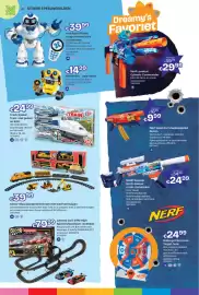 Dreamland folder | Speelgoed Pagina 44: Track Speed Train €24,99, Nerf Loadout Galactic Commander €29,99