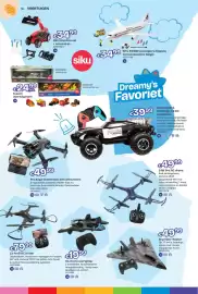 Dreamland folder | Speelgoed Pagina 58: Police Speed Challenge 1:8 RC politieauto €39,99, Z4W Pro RC drone €49,99