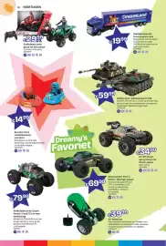 Dreamland folder | Speelgoed Pagina 60: Radiobestuurde DreamLand-truck €19,99, Radiobestuurde Quad 1:8 met piloot €29,99