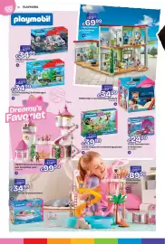 Dreamland folder | Speelgoed Pagina 70: Zeemeermin schelpentas €24,99, Magische ontmoetingsplaats €39,99