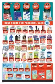 Checkers catalogue Page 10: Johnson's Baby Shampoo €74,99, Vaseline Blue Seal Petroleum Jelly €46,99