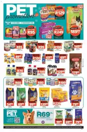 Checkers catalogue Page 11: Vitagen Dog Food €189,99, Pamper Wet Cat Food €239,00