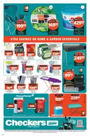 Checkers catalogue Page 14: BushBaby Tavola Folding Table €229,99, LK's/BushBaby Large Braai €249,99