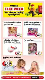 Kruidvat folder | Speelgoed Pagina 15: Barbie mysteries beach detectives ultimate €12,99, Pop met Puppy €5,99