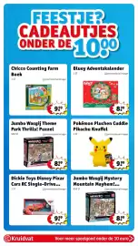 Kruidvat folder | Speelgoed Pagina 2: Pokemon pluchen cuddle pikachu knuffel €9,99