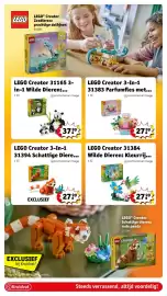 Kruidvat folder | Speelgoed Pagina 29: Lego creator 3-in-1 parfumfles met... €27,99, LEGO Creator Wilde Dieren €27,99