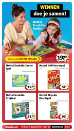 Kruidvat folder | Speelgoed Pagina 39: Mattel Skip-Bo Kaartspel €9,99, Mattel UNO Kaartspel €5,99