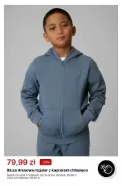 4F gazetka tydzień 43 Strona 10: Bluza dresowa regular z kapturem chłopięca 4F €79,99
