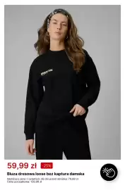 4F gazetka tydzień 43 Strona 2: Bluza dresowa loose bez kaptura damska €59,99