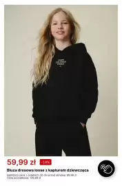 4F gazetka tydzień 43 Strona 9: Bluza dresowa loose z kapturem dziewczęca 4F €59,99