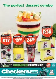 Checkers catalogue week 43 Page 1: Moir's Baking Powder Refill €24,99, Moir's Vanilla Custard Powder €19,99