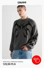 Cropp gazetka tydzień 43 Strona 10: Sweter boxy z tribalowym motywem Cropp €129,99