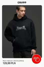 Cropp gazetka tydzień 43 Strona 2: Bluza z kapturem i cekinową aplikacją Cropp €129,99