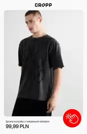 Cropp gazetka tydzień 43 Strona 5: Sprana koszulka z metalowymi detalami Cropp €99,99