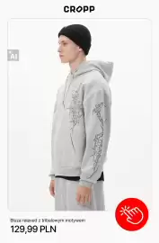 Cropp gazetka tydzień 43 Strona 8: Bluza relaxed z tribalowym motywem Cropp €129,99