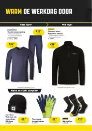 Toolstation folder Pagina 2: 2 WARM DE WERKDAG DOOR Mid layer Base layer PORTWEST Thermo onderkleding ⚫ Thermische isolatie
