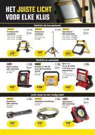Toolstation folder Pagina 8: 8 STANLEY HET JUISTE LICHT VOOR ELKE KLUS STANLEY Professionele werklamp 30W 3600lm Nr. 36010