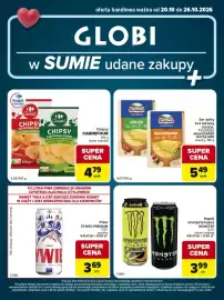 Globi gazetka tydzień 43 Strona 1: Ser żółty w plastrach bez laktozy gouda Hochland €5,49