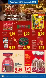 Lidl folder week 44 Pagina 13: Deense boterkoekjes €4,79, Favorina mini panettone classico €1,19