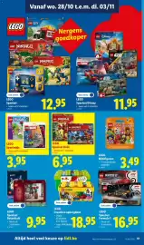 Lidl folder week 44 Pagina 17: Lego creatieve opbergdoos €18,95, LEGO Speelset Formule 1 €16,95