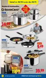 Lidl folder week 44 Pagina 22: Silvercrest snelkookpan €39,99, Silvercrest roestvrijstalen pastapan €19,99