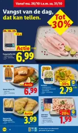 Lidl folder week 44 Pagina 6: Alaska Pollak XXL €6,99, Nautica garnalen €1,99