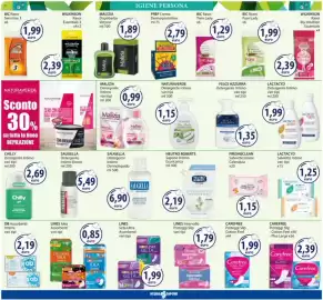 Volantino Acqua & Sapone Pagina 10: Lactacyd Salviette Intime €1,25, Carefree Cotton Feel Normal €1,99