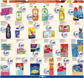 Volantino Acqua & Sapone Pagina 12: Minerva Panno Fata Microfibra €0,99, Arix Splendelli Spugna Forte €0,85