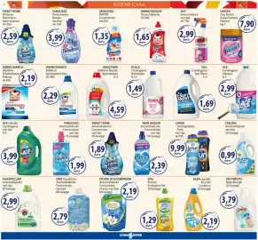 Volantino Acqua & Sapone Pagina 17: Vanish Oxi Action Smacchiatore €7,90, Feeling Ammorbidente Classico €0,99