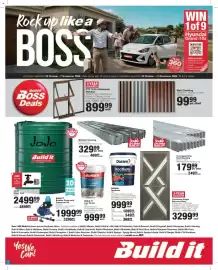 Build It catalogue Page 1: Rock up like a BOSS Barited N PLUS 360 Build it vouchers up for grabs WIN 1 of 9 Hyundai Grand