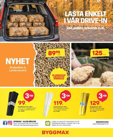 Byggmax reklamblad Sida 4: Deponisäckar 160 L €119,00, K1 sopsäckar knyt €99,00