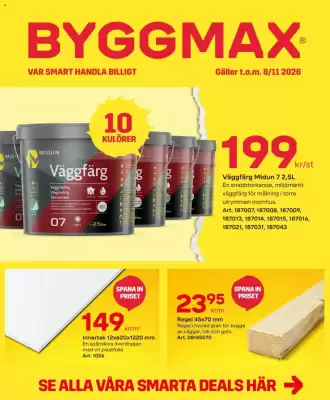 Byggmax (giltig till och med 8-11)