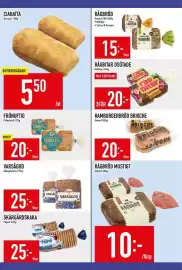Matdax reklamblad vecka 43 Sida 14: Ciabatta Bonjour €5,50, Frönuftig polarbröd €20,00