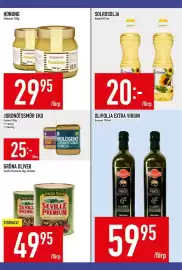 Matdax reklamblad vecka 43 Sida 18: Eldorado honung €29,95, Alwaid solrosolja €20,00